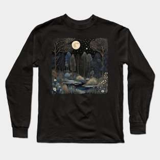 Night in the Forest Long Sleeve T-Shirt